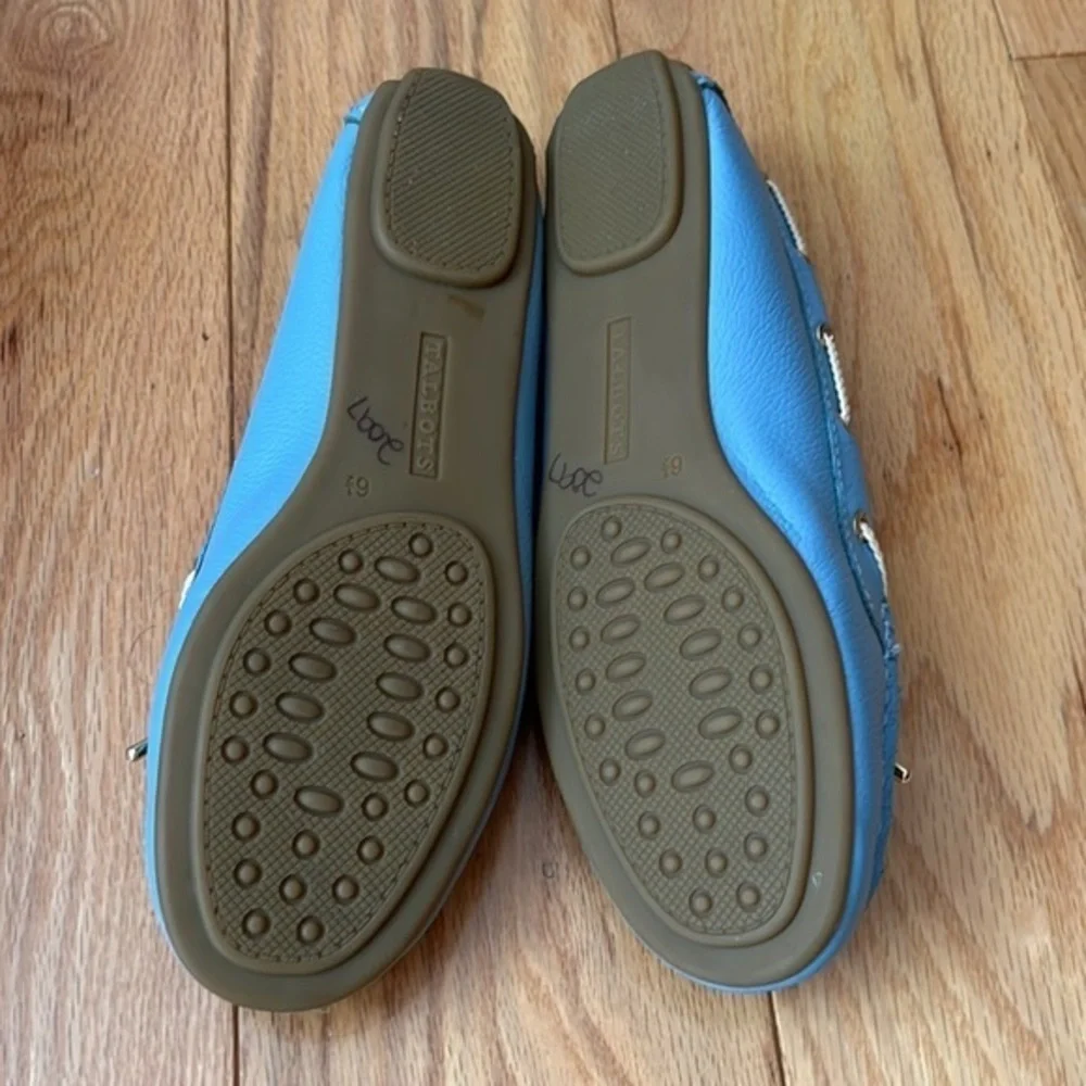 New Talbots leather blue driving loafers 6.5​ - Picture 9 of 9